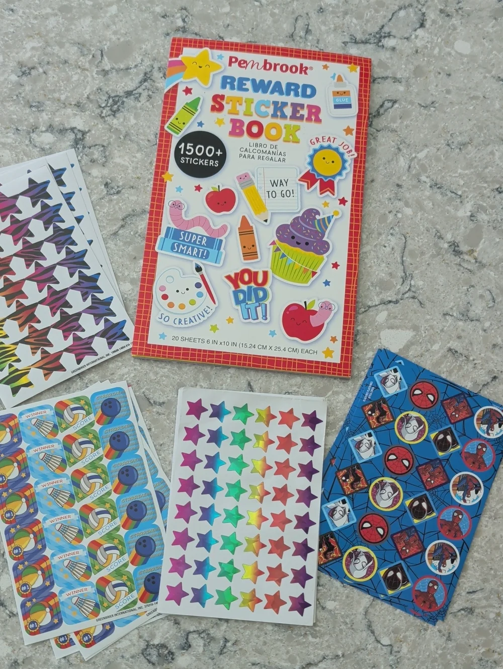 Sticker Book for Kids 1500+ Stickers Plus 4 Sticker Sets